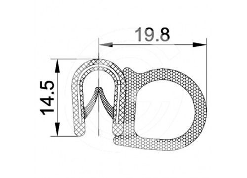 Clamping profiles with tube